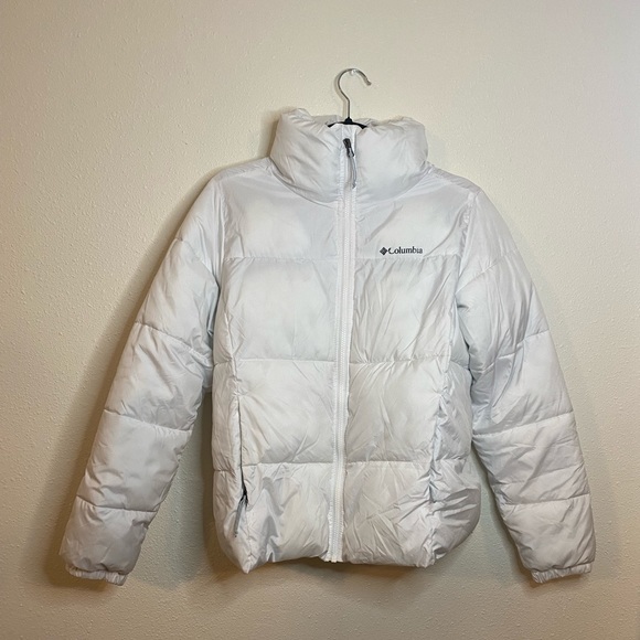 Columbia White Puffer Jacket - Picture 5 of 9